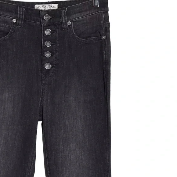 We The Free Button Fly Flare Jeans - Picture 3 of 14